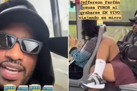 Jefferson Farfn sorprende al aparecer en micro.