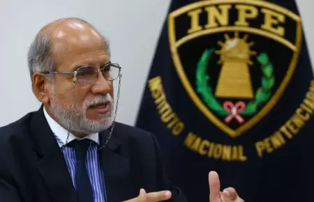 Exjefe del INPE niega que mayoría de extorsiones salgan de penales