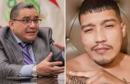Revelan que Santiváñez difundió mensaje masivo anunciando la captura de 'El Mons