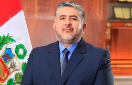 Ministro de Cultura, Fabricio Valencia.