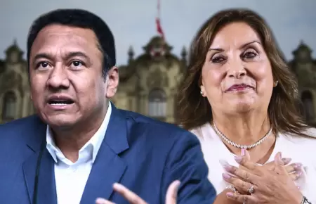 ngel Manero y Dina Boluarte.