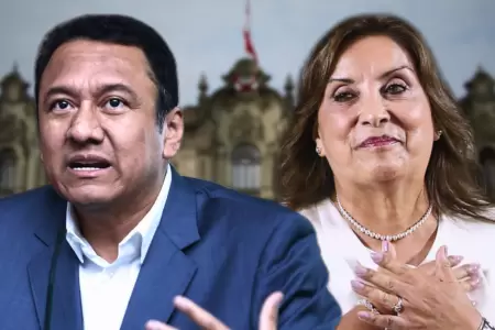 ngel Manero y Dina Boluarte.