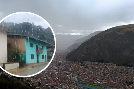 Lluvias intensas en Per.