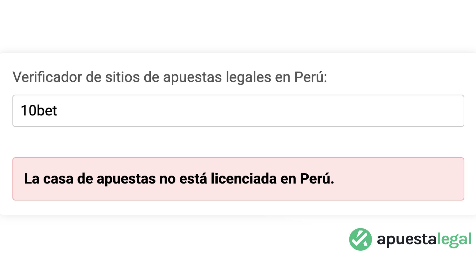 verificador online - sitio no licenciado