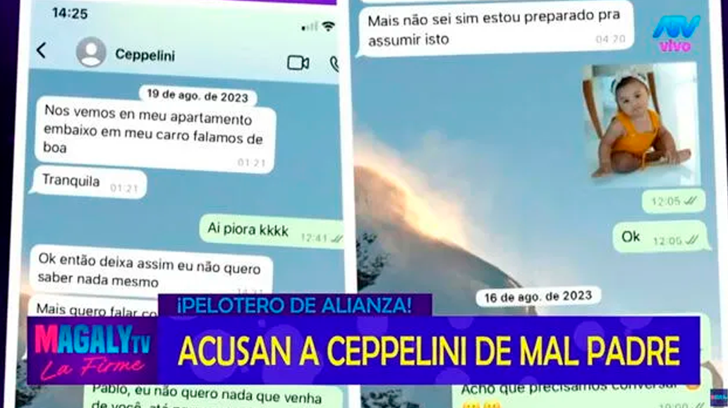 Denuncian a Pablo Ceppelini por negar paternidad de dos hijos.