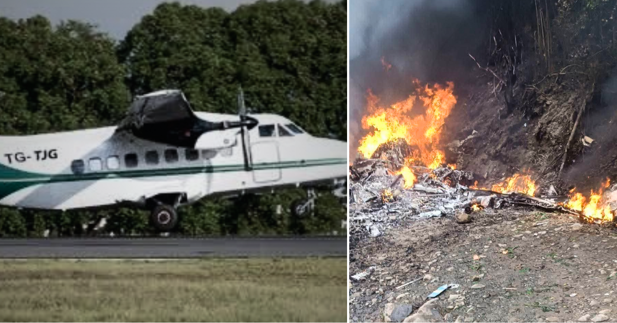 Tragedia aérea: Avioneta de Guatemala se desploma en Chiapas y deja como saldo tres muertos