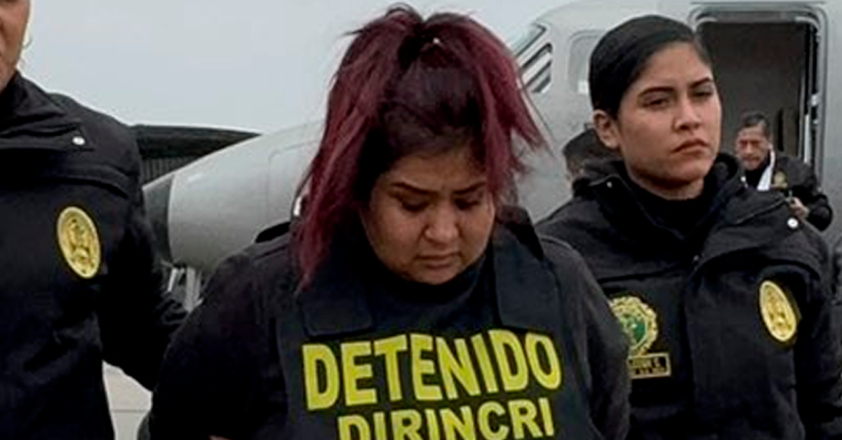 Pareja de 'El Monstruo' en Lima tras captura en Bolivia.