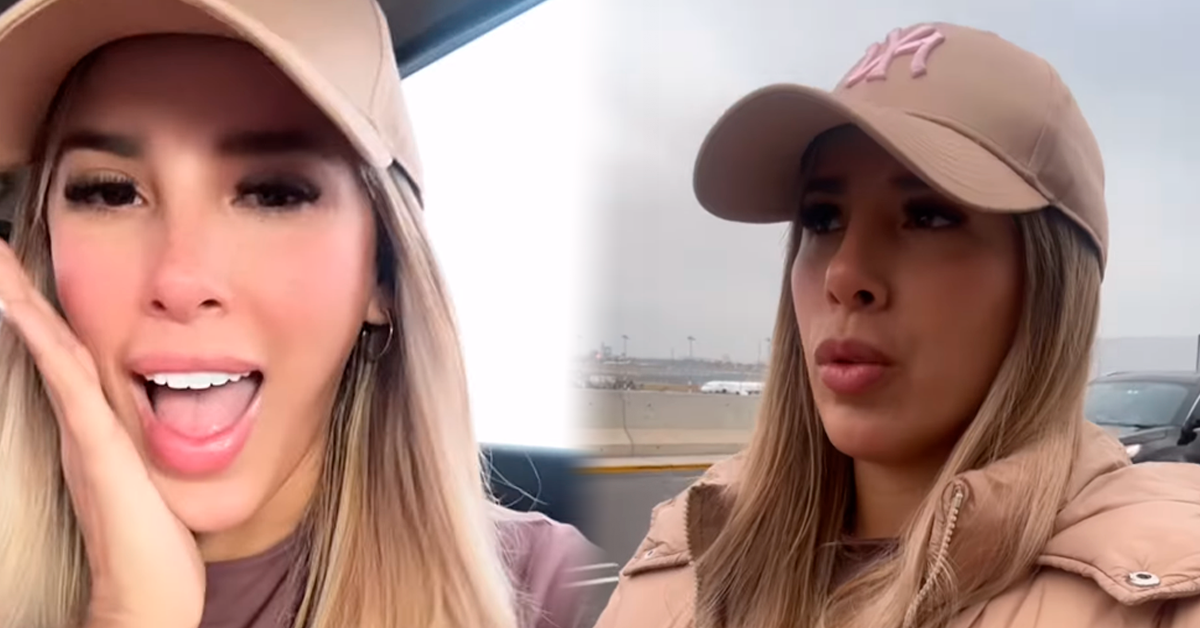 Yahaira Plasencia en el nuevo aeropuerto Jorge Chvez.