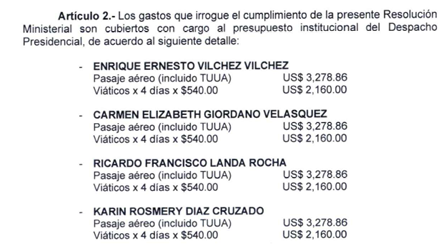 Testigo clave en caso Rolex viaja a Francia como parte de la comitiva de Dina Boluarte.