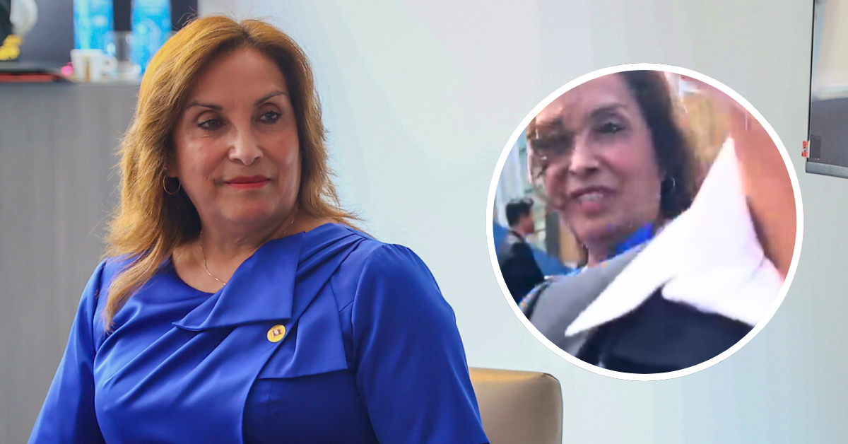 Dina Boluarte evita responder a periodista peruana durante actividad en Francia: "¿Me estás grabando?"