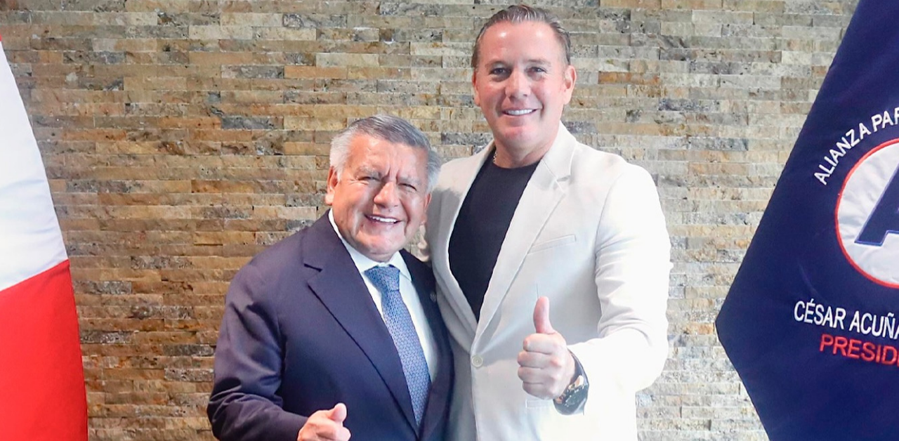 Actor Renato Rossini es presentado en APP como candidato a la alcaldía de Jesús María