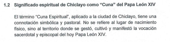 Chiclayo cuna espiritual de Robert Prevost.