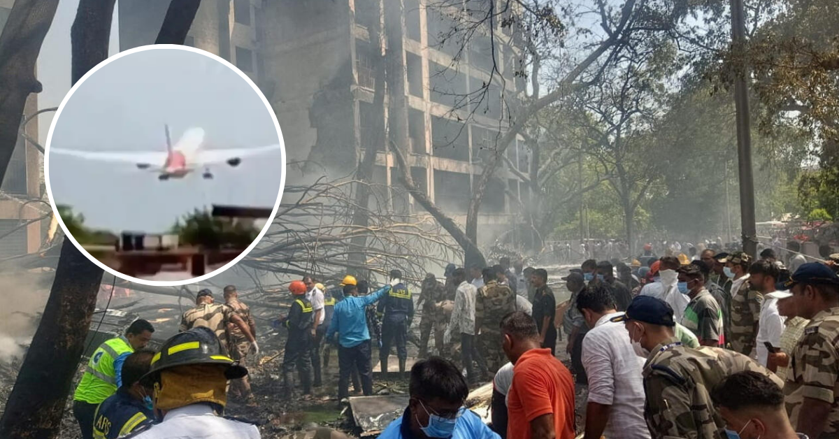 Avión se estrella con más de 240 pasajeros en India: Una persona a bordo SOBREVIVIÓ al accidente aéreo