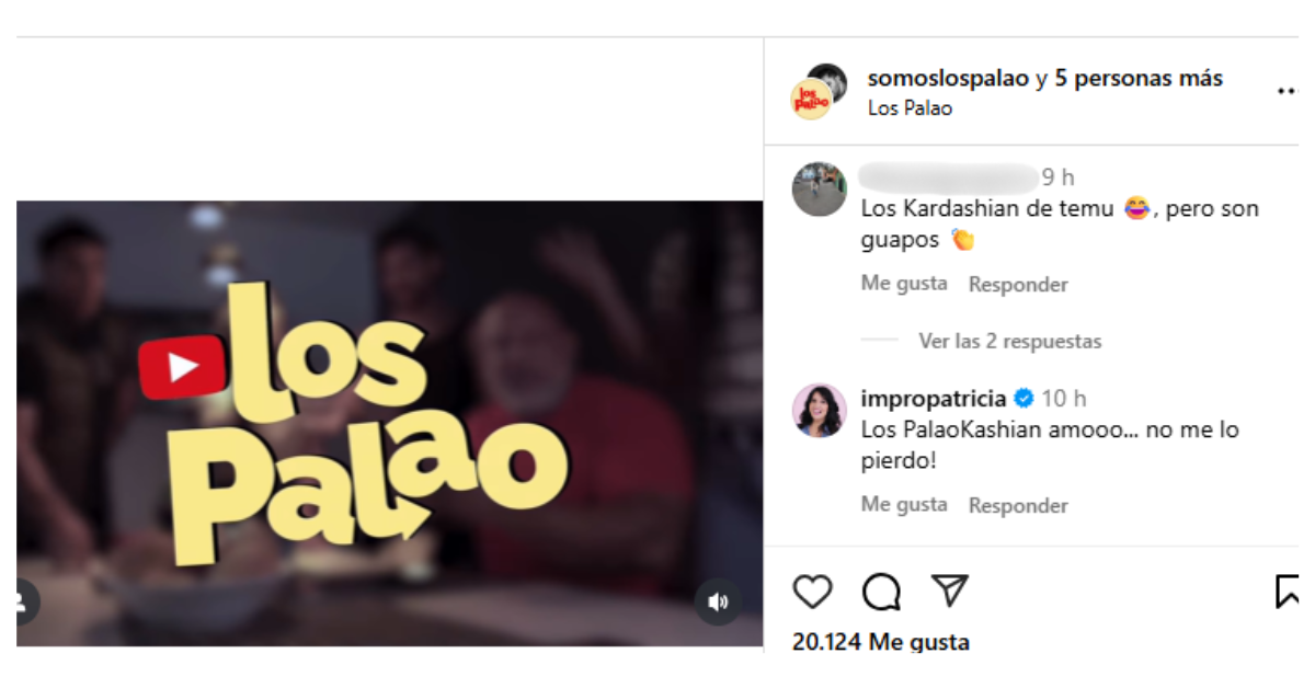 Usuarios reaccionan a 'Los Palao'.