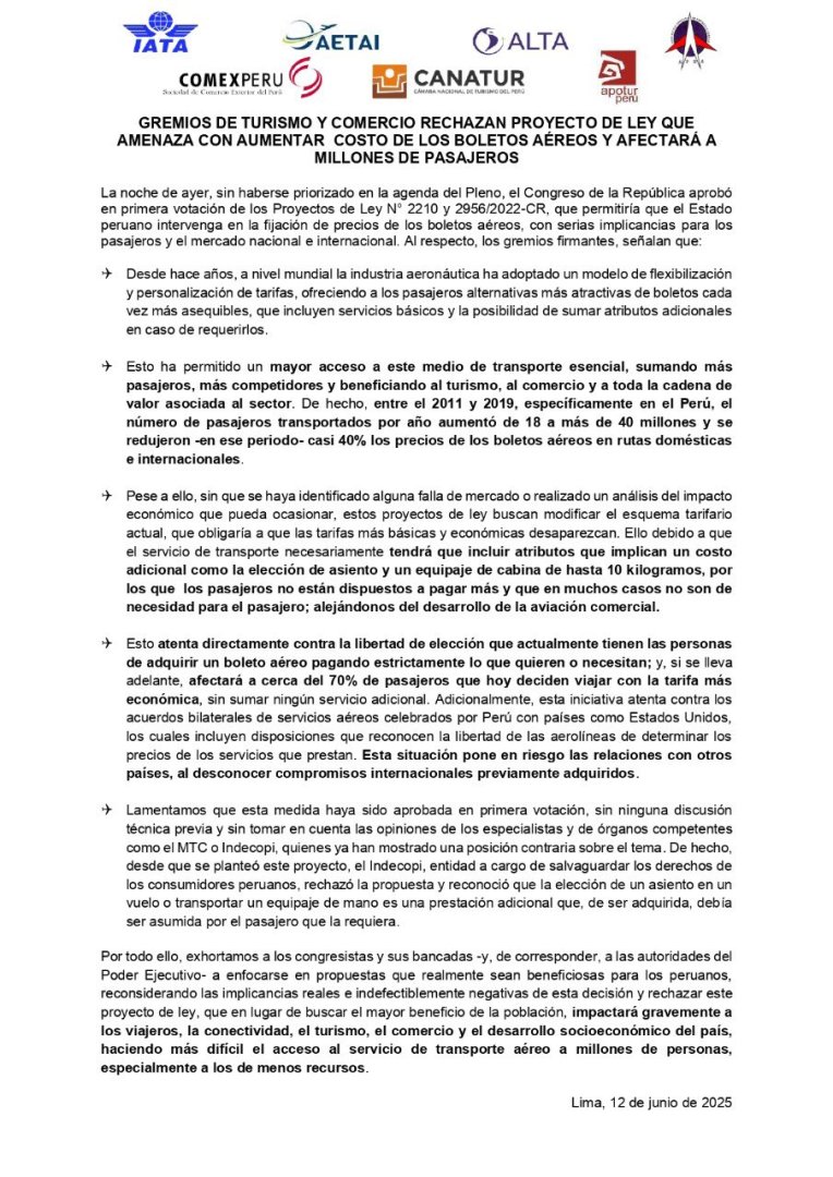 Comunicado conjunto