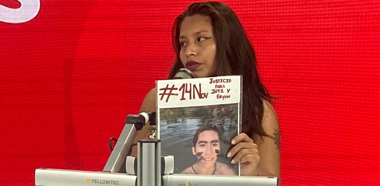 Hermana de Inti Sotelo al expresidente Manuel Merino: "La gente lo sacó"