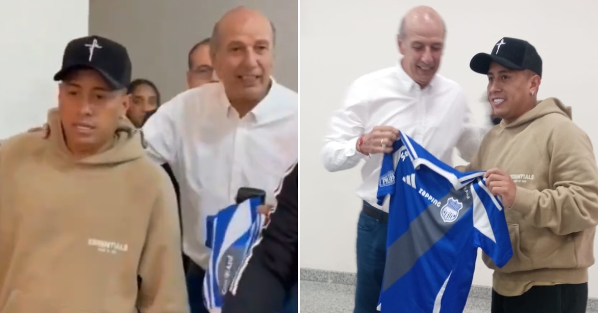 ¡Confirmado! Christian Cueva llegó a Guayaquil para firmar con Emelec