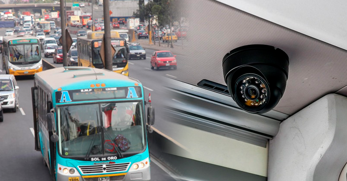MML comprará 40 mil cámaras para buses de transporte público, anuncia premier: "El alcalde se ha comprometido"