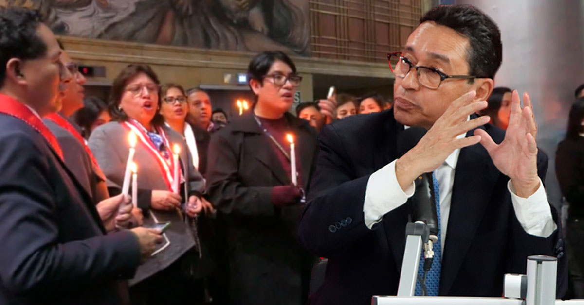 Abogado de Patricia Benavides tilda de "ridícula" vigilia en respaldo a Delia Espinoza: "¿Están haciendo espiritismo?"