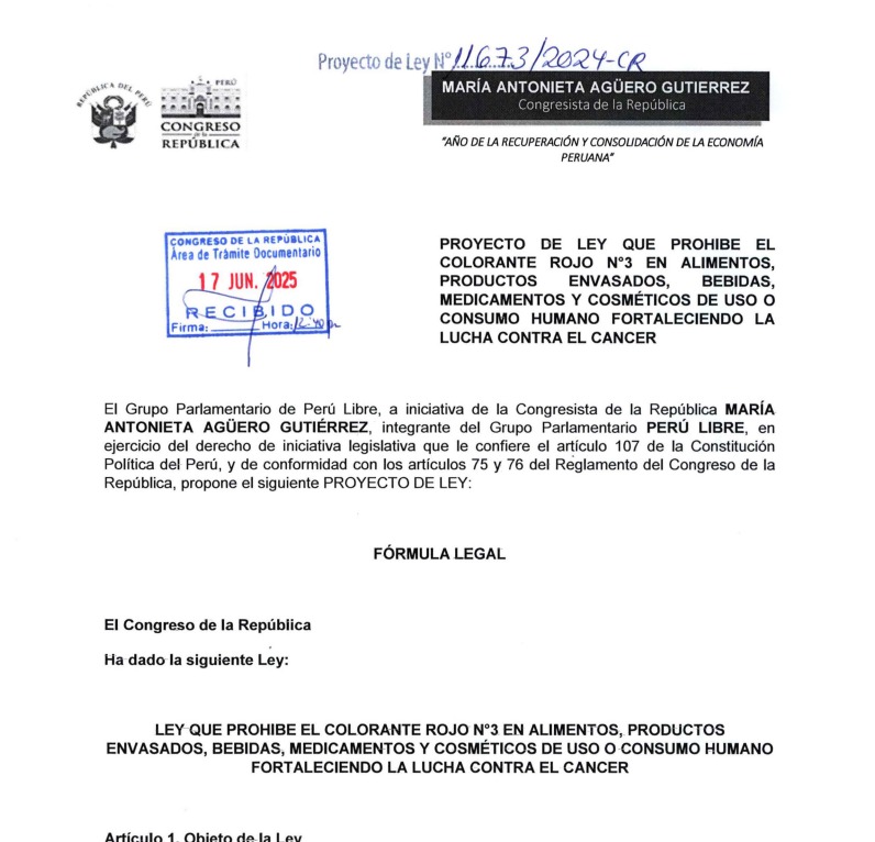 Proyecto de ley