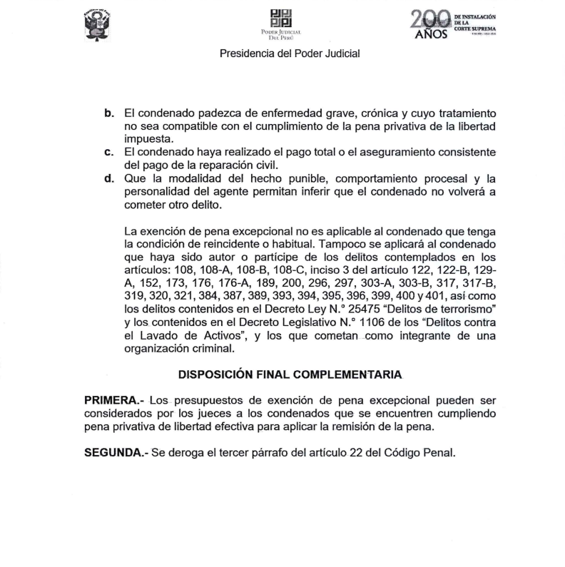 Proyecto de ley del PJ