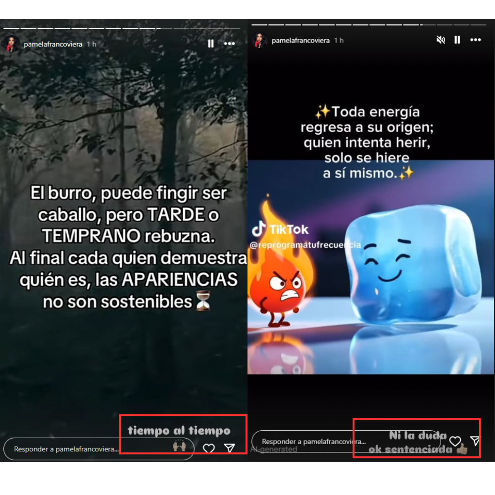 Pamela Franco en redes sociales.