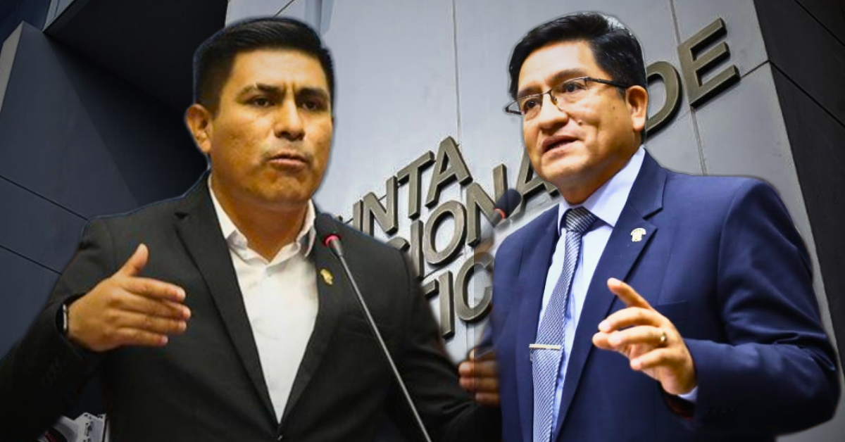 Congresista Alex Flores y Elías Varas presentan denuncia constitucional contra la JNJ por caso Benavides