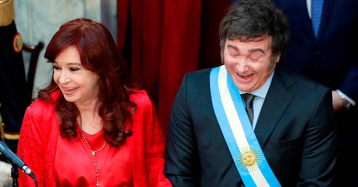 Cristina Kirchner y Javier Milei.