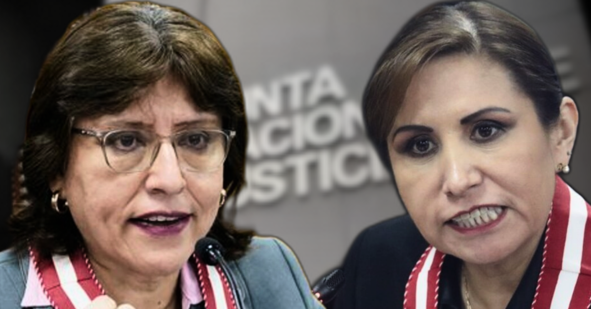 Delia Espinoza y Patricia Benavides.