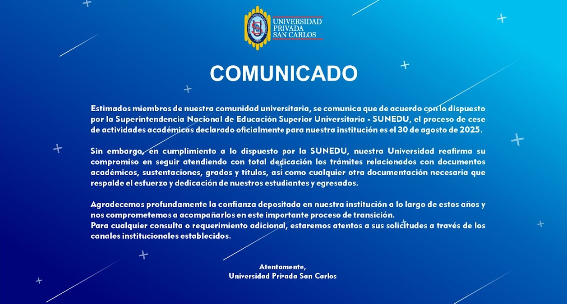 Comunicado