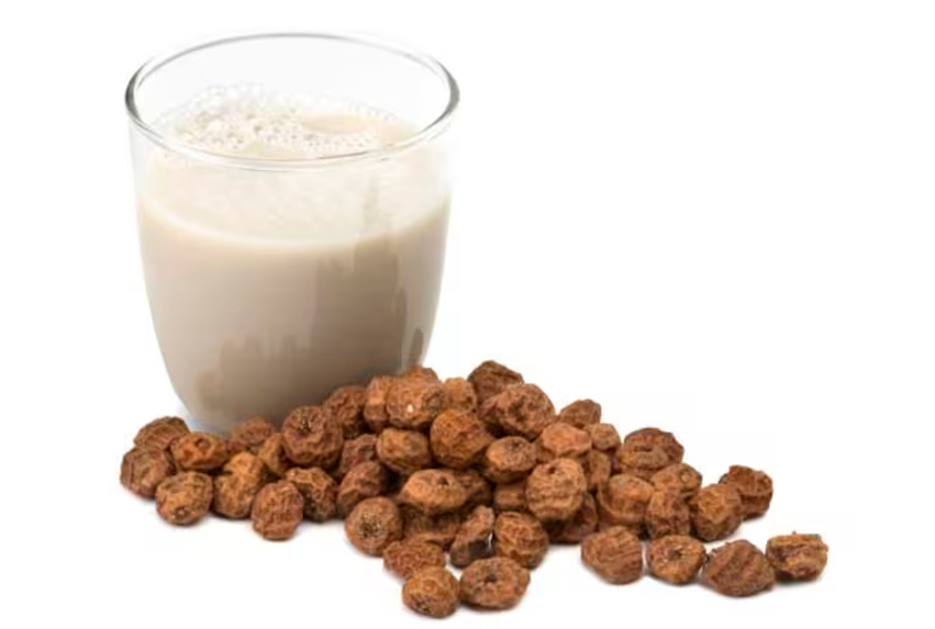 Jugo refrescante de chufas.