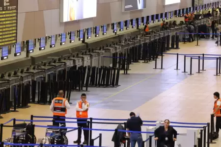 As fue el cierre del Aeropuerto Internacional Jorge Chvez.