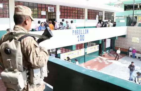 JNE presenta proyecto de ley que busca asegurar el voto de militares y policías.