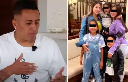 Christian Cueva sobre sus hijos con Pamela Lpez.