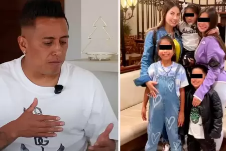 Christian Cueva sobre sus hijos con Pamela Lpez.