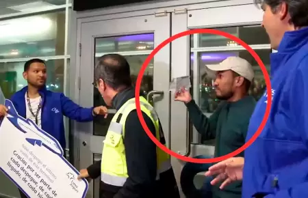 Último pasajero del antiguo terminal Jorge Chávez casi pierde su vuelo.