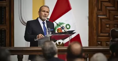 El canciller Elmer Schialer