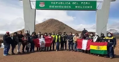 Luego de varios años se logra el paso entre Tacna y Bolivia.