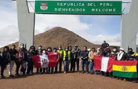 Luego de varios años se logra el paso entre Tacna y Bolivia.