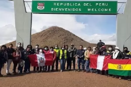 Luego de varios aos se logra el paso entre Tacna y Bolivia.