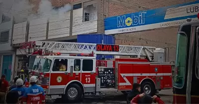 Incendio en Santa Anita