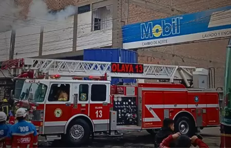 Incendio en Santa Anita