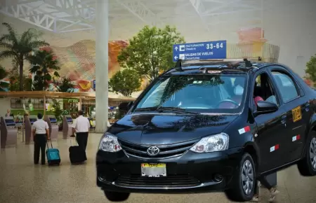 Taxis en el aeropuerto