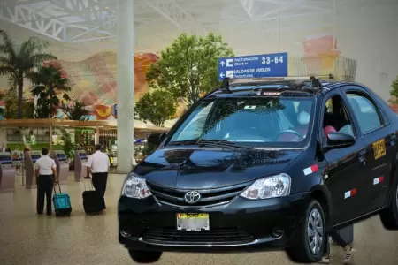Taxis en el aeropuerto
