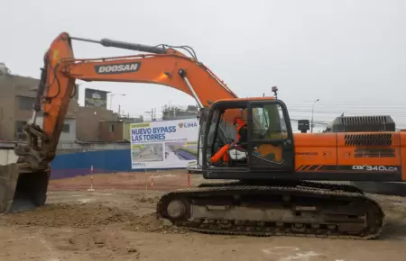 Se inició la construcción de nuevo bypass en la autopista Ramiro Prialé.