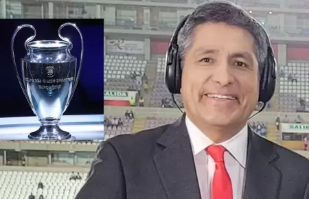 Winston Reátegui se enteró de su salida de Conar mientras veía la Champions Leag