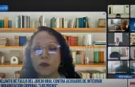 Poder Judicial impone cadena perpetua a 20 miembros de "Los Michis" por crmenes en Lima norte