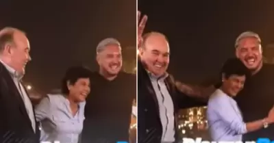 RLA, 'Loco' Vargas y Norma Yarrrow.