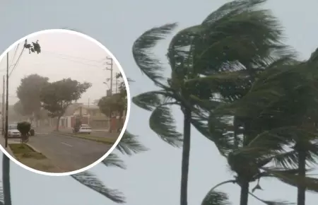Senamhi advierte fenómeno meteorológico intenso.