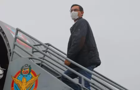 Advierten nuevamente que el expresidente Martn Vizcarra podra fugarse del pas